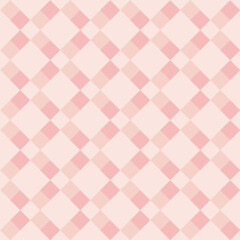 Fototapeta premium Seamless tartan plaid pattern in Pink Tone. 