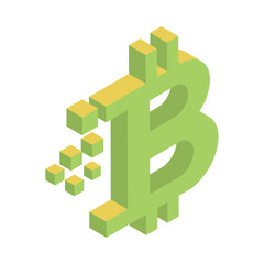 bitcoin fintech icon