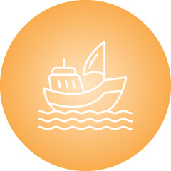Obraz premium Boat Icon