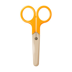 Scissors, stationery tool for cutting paper and thin materials, vector illustration. For use at home, office, school, barbershop