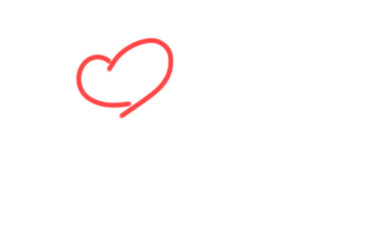 Modern Red heart sign on white background. Design element for Valentine's Day. Greeting card, banner. Vector illustration.