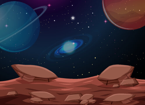 Outer space background wallpaper