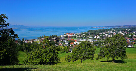 Obraz premium Bodensee, bei Bregenz-Lochau, Vorarlberg, Österreich
