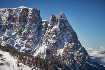 Alpe di Siusi innevata