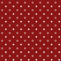 Red star creative background seamless pattern contrast background for design