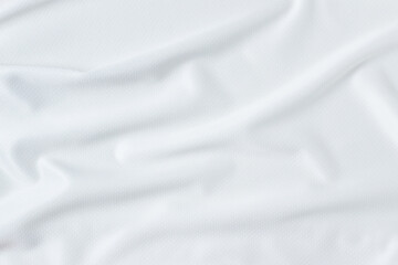 abstract smooth elegant white fabric texture background, flowing satin waves