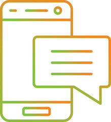 Obraz premium Sms Icon