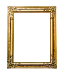 Antique frame for design and decoration,wood vintage or retro frame