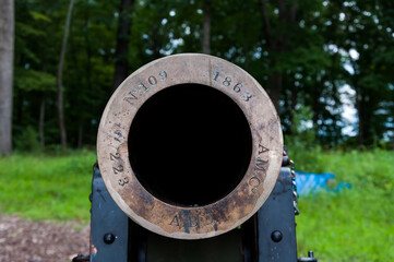 Cannon, Balls Bluff Battlefield, Virginia, USA