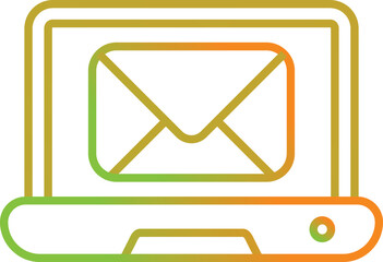 Laptop Mail Icon