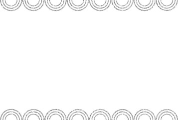 背景素材　青海波　シルバー