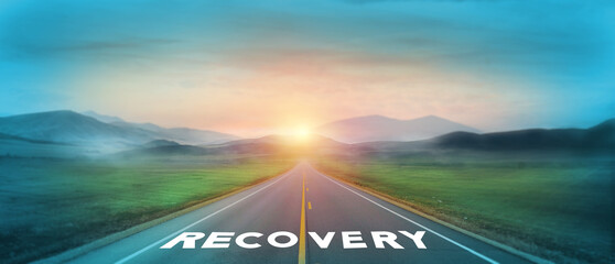 Recovery plan in recession. Strengthen business in economic downturn. Survival strategy and...