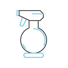 aftershave line icon, outline symbol, vector illustration, concept sign