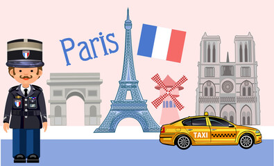 illustration  of Paris © omnipotent