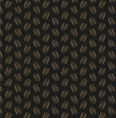 Złote liście na czarnym tle © Monika Janiak-Klicha