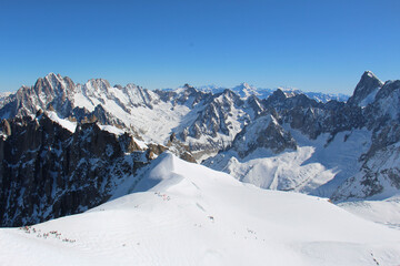 Naklejka premium snow covered mountains