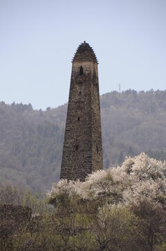 Ingush towers - unique monuments of medieval Ingush architecture located in Dzheyrakhsky district of Ingushetia