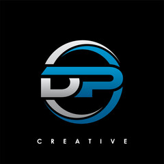 DP Letter Initial Logo Design Template Vector Illustration