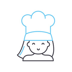 Culinary line icon, outline symbol, vector illustration, concept sign