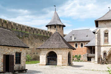 Fototapeta na wymiar Khotyn medieval fortress in Ukraine. Ancient culture