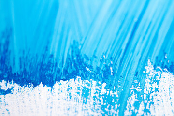 Extreme close up of acrylic paint texture