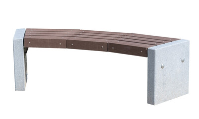  Park Bench Isolated on White