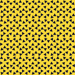 Black triangle on yellow background.