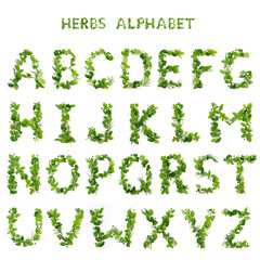 herbs alphabet