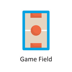 Game Field vector outline Icon Design illustration. Sports And Awards Symbol on White background EPS 10 File