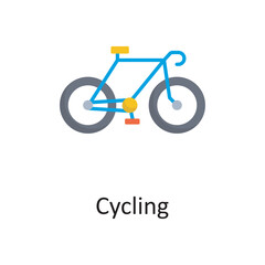 Fototapeta premium Cycle vector outline Icon Design illustration. Sports And Awards Symbol on White background EPS 10 File