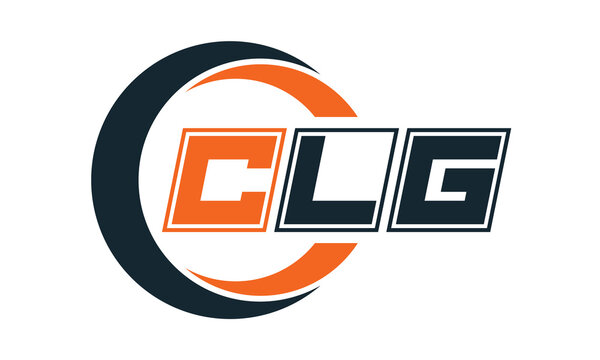 CLG three-letter circle logo design. custom font logo vector template | abstract logo | word mark logo | letter mark logo | business logo | minimalist logo | font logo |