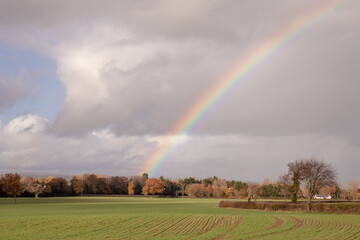 Rainbow over the river
