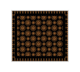 Golden and luxury seamless pattern, Luxury mandala seamless pattern set, Decorative wallpaper with black background