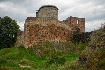 Medieval castle, architecture, historical ruins