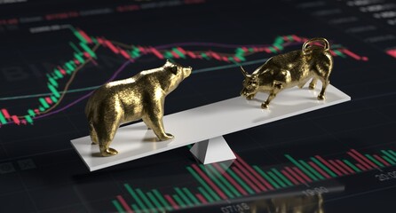 Bear Market Bull Market Stock Market Exchange Inflation Recession