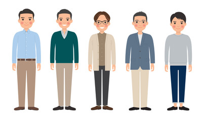 Obraz premium 男性ポーズ1