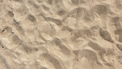 texture of white sand of an exotic beach