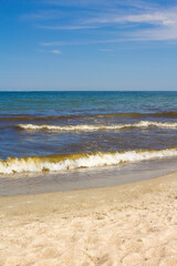 beach with white sand and sea