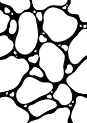 Black and white pattern. Abstract design