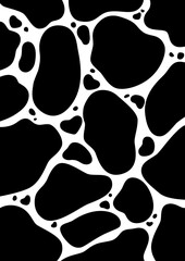 Black and white pattern. Abstract design
