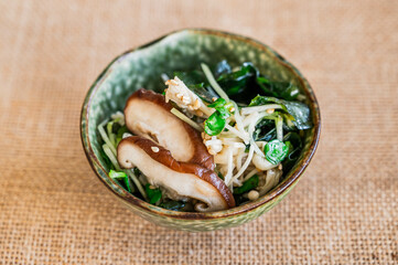 きのことわかめのナムル