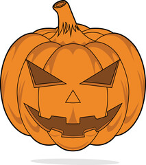 Halloween pumpkin vector...