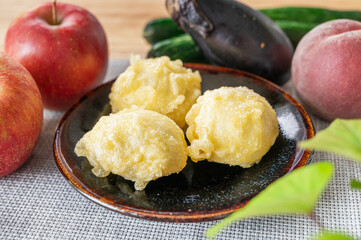 信州の盆　天ぷら饅頭