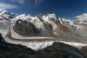 Foto op Plexiglas Panorama sur les glaciers depuis le Gornergrat © Sébastien Closs
