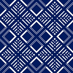 Seamless geometric folklore ornament, Tribal ethnic texture. Seamless striped pattern in Aztec style, Figure tribal embroidery, Scandinavian, Ikat pattern