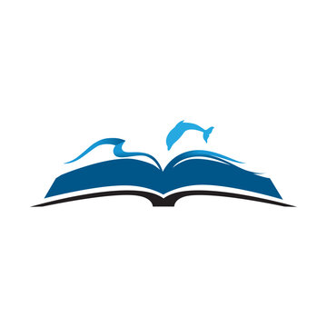  book become seascape with dolphin