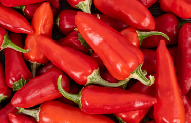 Red Fish Peppers Close Up