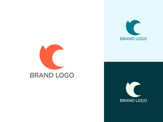 ILLUSTRATION LETTER C COLOR MODERN LOGO ICON DESIGN VECTOR