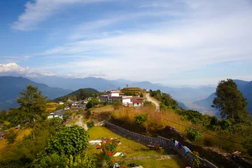 Crédence de cuisine en plexiglas Dhaulagiri Beau paysage dans l& 39 Himalaya, région d& 39 Annapurna, Népal