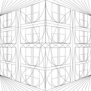 reticula con perspectiva